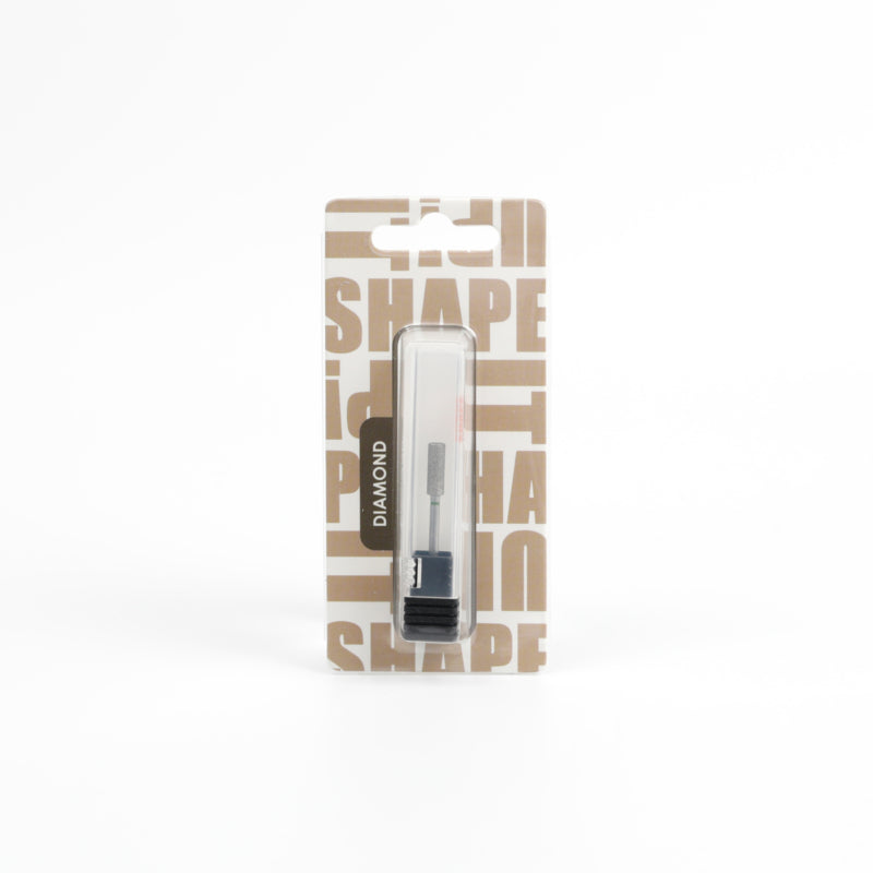 Shape It Up Diamond Frees Bit Long Wide Cylinder Flat Top 4.0 mm Green (Manicure Pedicure)