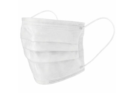 Face Mask 3 Ply White 50 Pack (Type IIR)
