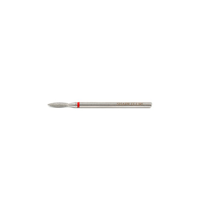 Shape It Up Diamond Frees Bit Long Sharp Flame 2.0mm Red (Manicure Pedicure)