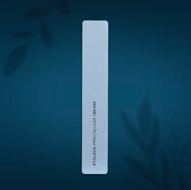 Staleks Exclusive Mineral Nail File Wide & Straight 180/240 Grit (NFX-32/2)