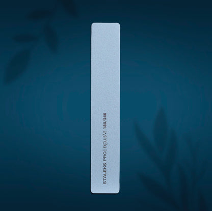 Staleks Exclusive Mineral Nail File Wide & Straight 180/240 Grit (NFX-32/2)