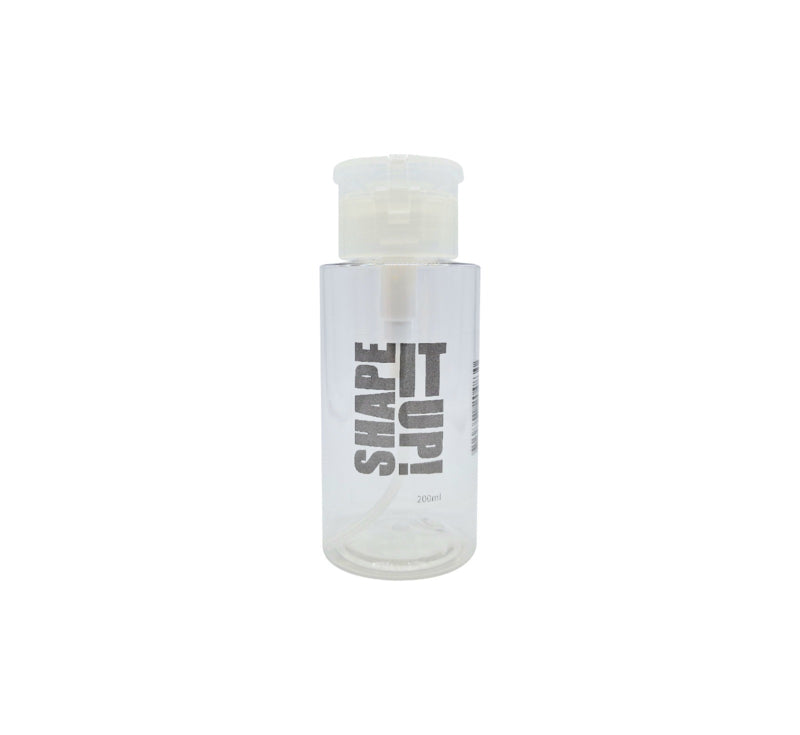 Shape It Up Pump Bottle Clear 200 ml