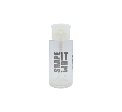 Shape It Up Pump Bottle Clear 200 ml