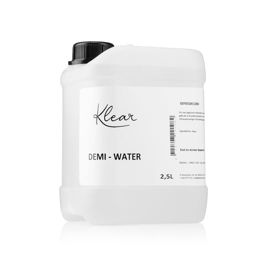 Clear Demineralized Water