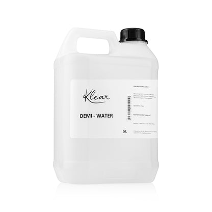 Clear Demineralized Water