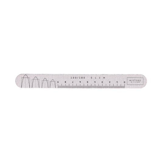 Mistero Milano Straight Nail File Control Extra Fine 100/180 (8037)