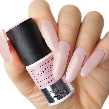 Mistero Milano Cover Lover Base Pink Sparkle 12 ml (1247)