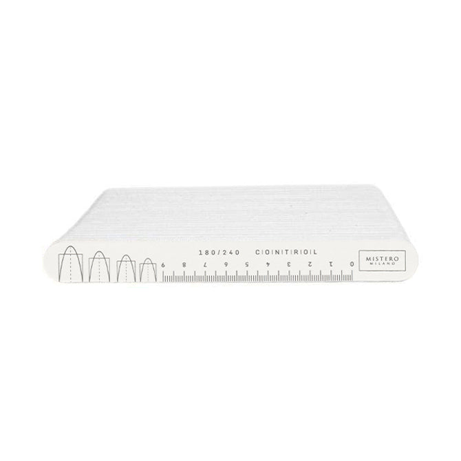 Mistero Milano Straight Nail File Control 180/240 (8104) 25 pieces