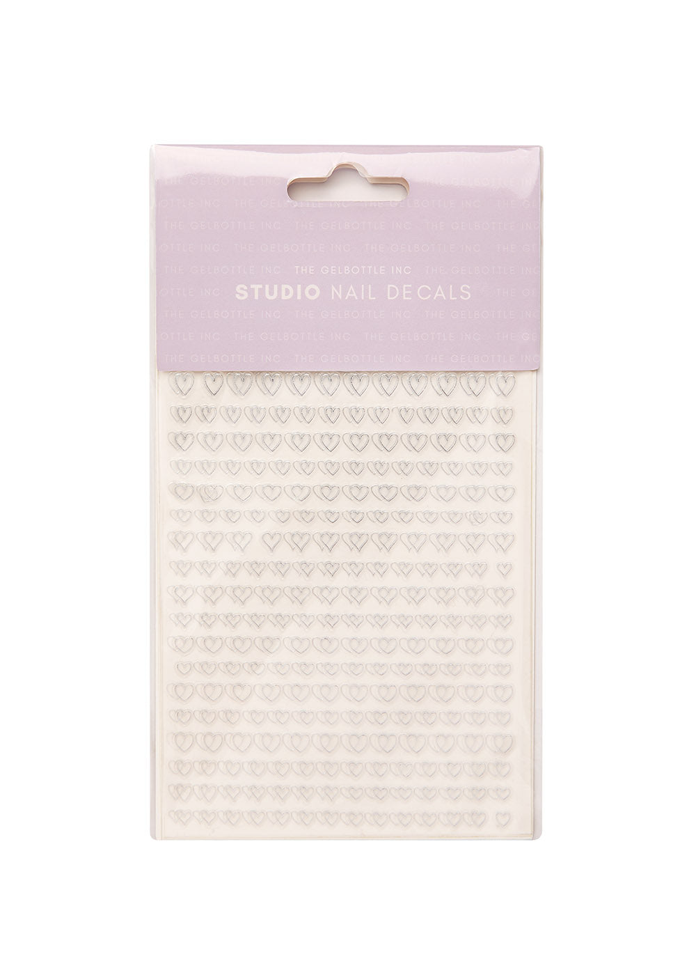 The GelBottle Studio Nail Decals Gold Heart Outlines