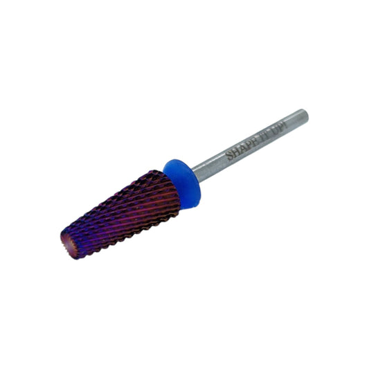 Shape It Up Carbide Cutter Bit 5 in 1 Cone Medium Blue 7.0 mm (Manicure Pedicure)
