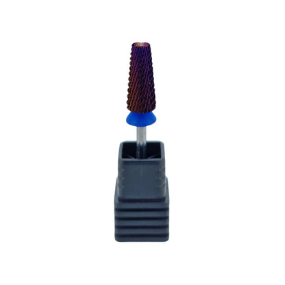 Shape It Up Carbide Cutter Bit 5 in 1 Cone Medium Blue 7.0 mm (Manicure Pedicure)