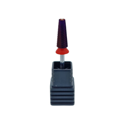 Shape It Up Carbide Frees Bit 5 in 1 Narrow Cone Fine Red 6.0 mm (Manicure Pedicure)