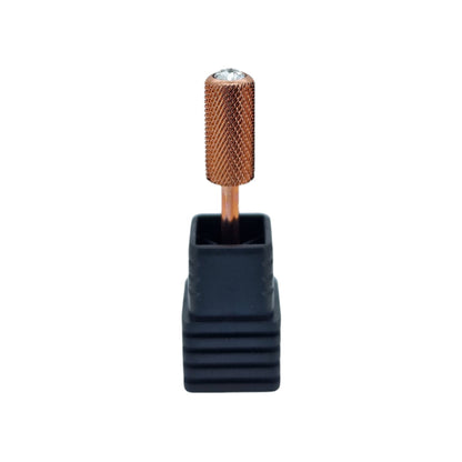 Shape It Up Carbide Bur Bit Large Cylinder Fine 6.6 mm Diamond Series (Manicure Pedicure)