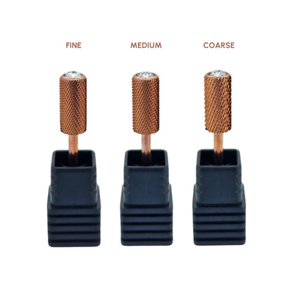 Shape It Up Carbide Bur Bit Large Cylinder Coarse 6.6 mm Diamond Series (Manicure Pedicure)