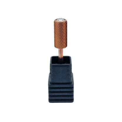 Shape It Up Carbide Bur Bit Large Cylinder Medium 6.6 mm Diamond Series (Manicure Pedicure)