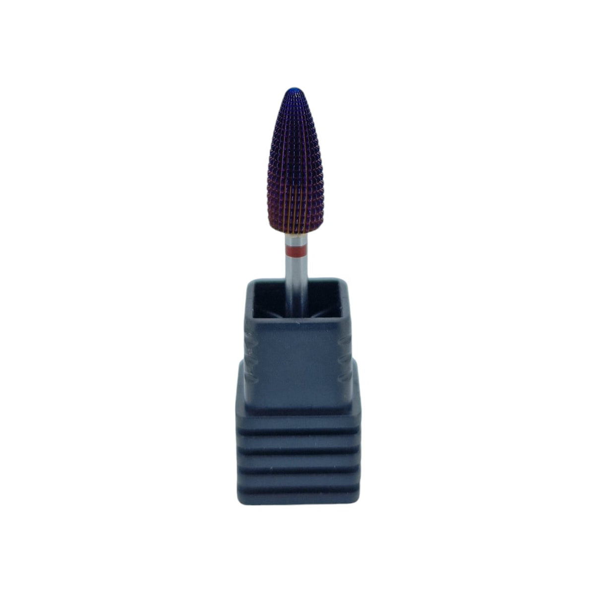 Shape It Up Carbide Bur Bit Purple Typhoon Flame 2-Way Fine Red (Manicure Pedicure)