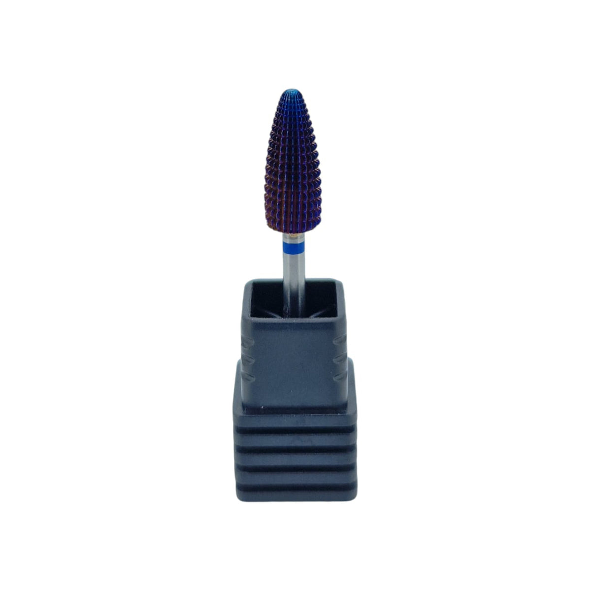 Shape It Up Carbide Bur Bit Purple Typhoon Flame 2-Way Medium Blue (Manicure Pedicure)