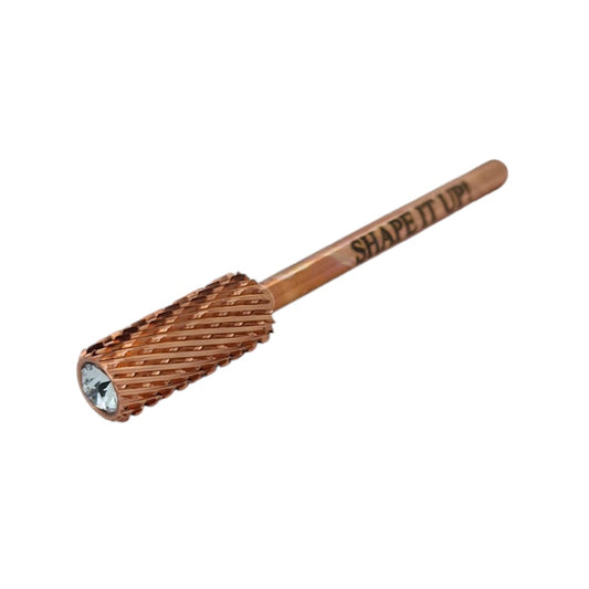 Shape It Up Carbide Bur Narrow Cylinder Coarse 5.3 mm Diamond Series (Manicure Pedicure)