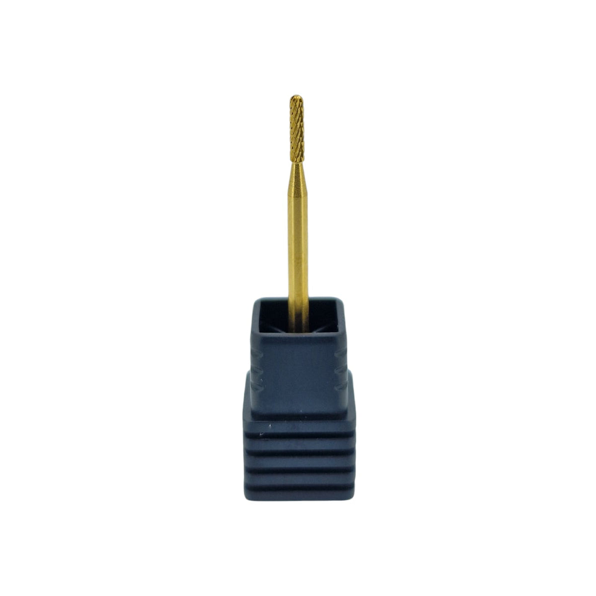 Shape It Up Carbide Bur Narrow Cylinder Round Top Fine Red Gold Series (Manicure Pedicure)
