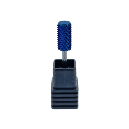 Shape It Up Carbide Safety Frees Bit Large Cylinder Smooth Flat Top Coarse Green (Manicure Pedicure)