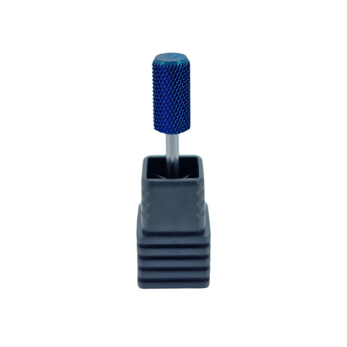 Shape It Up Carbide Safety Frees Bit Large Cylinder Smooth Flat Top Medium Blue (Manicure Pedicure)
