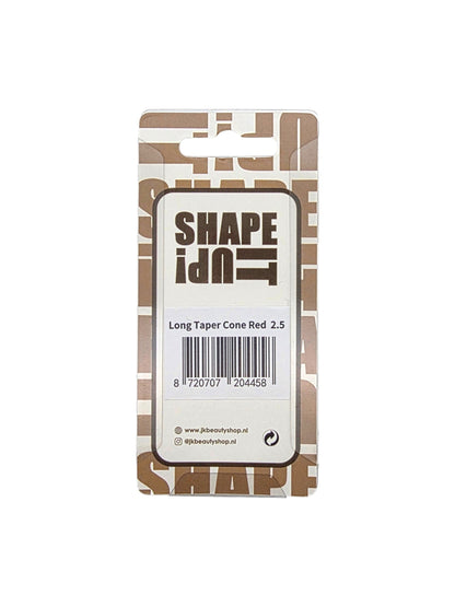 Shape It Up Diamond Frees Bit Lange Taps Toelopende Kegel 2.5mm Rood (Manicure Pedicure)