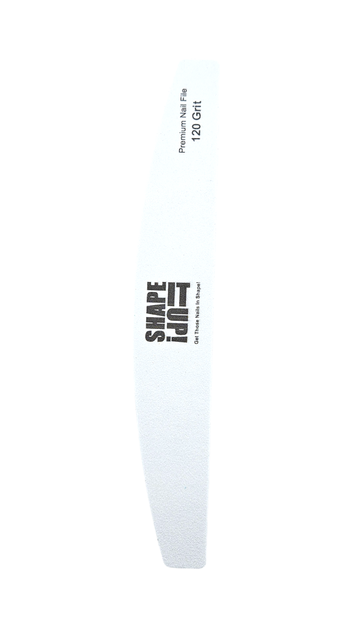 Shape It Up Premium Half Moon Nail File 120/180 (10 Pieces)