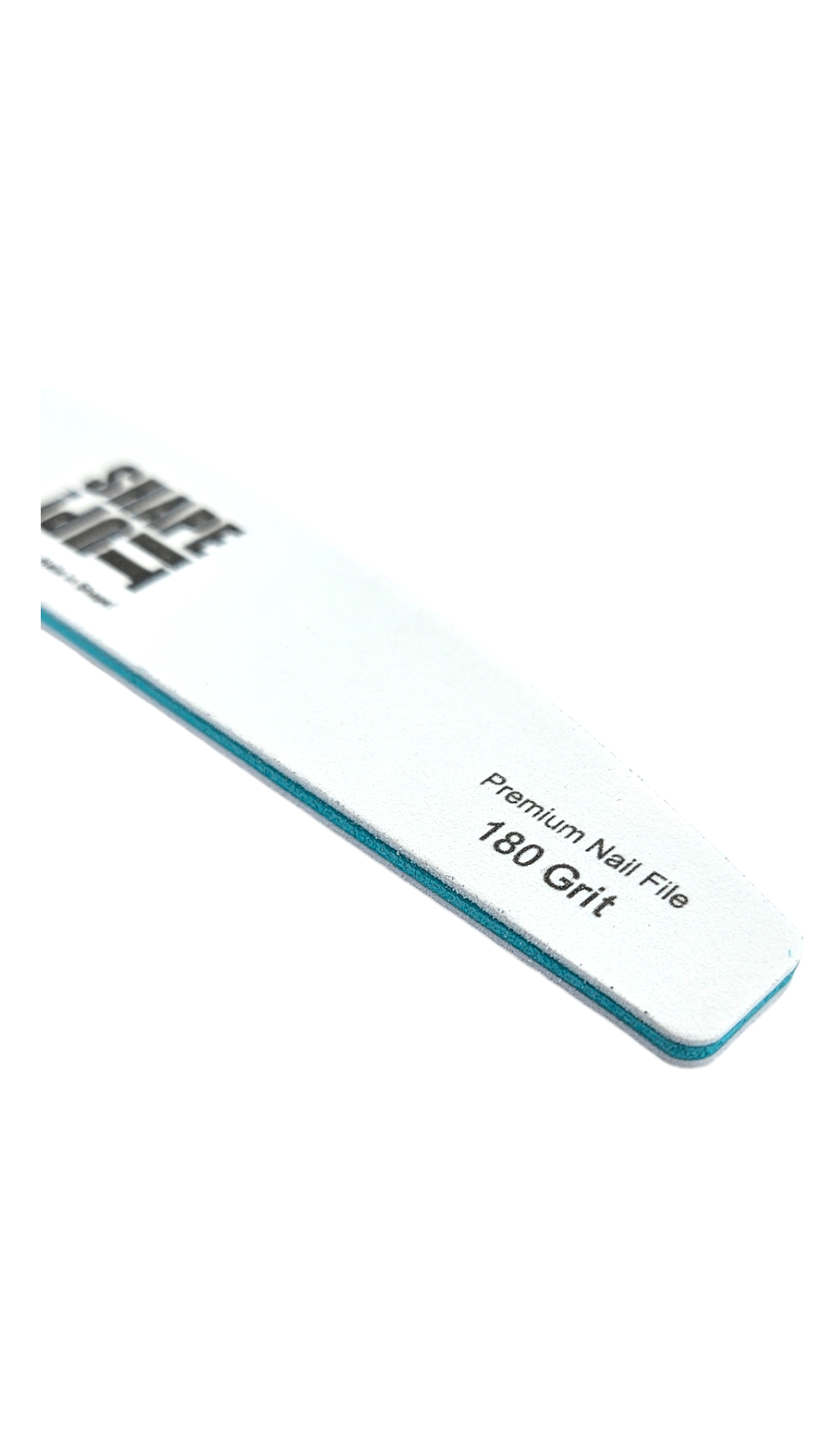 Shape It Up Premium Half Moon Nail File 120/180 (10 Pieces)