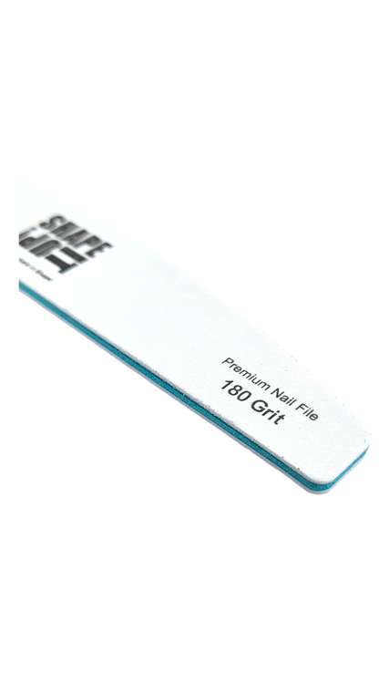 Shape It Up Premium Half Moon Nail File 120/180 (10 Pieces)