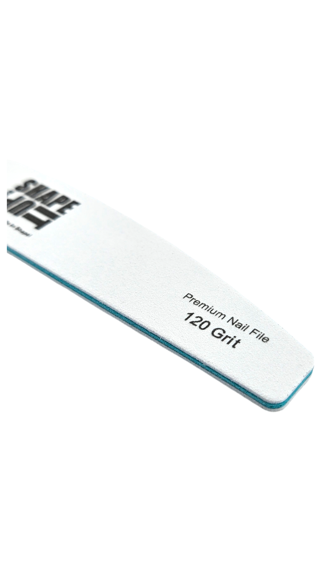 Shape It Up Premium Half Moon Nail File 120/180 (10 Pieces)