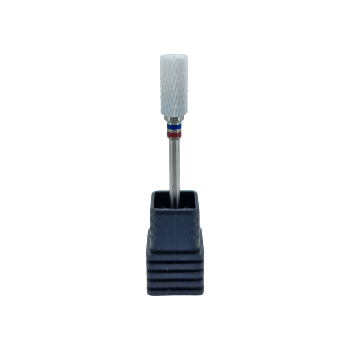 Shape It Up Ceramic Milling Bit Cylinder Cross Cut Fine Red Blue (Manicure Pedicure)