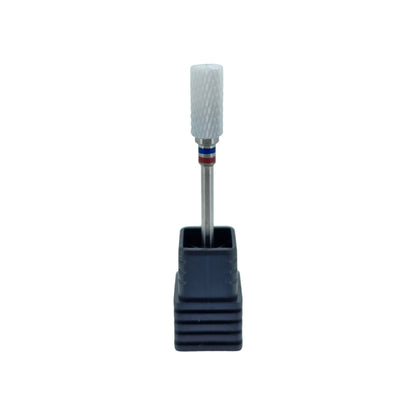 Shape It Up Ceramic Milling Bit Cylinder Cross Cut Fine Red Blue (Manicure Pedicure)
