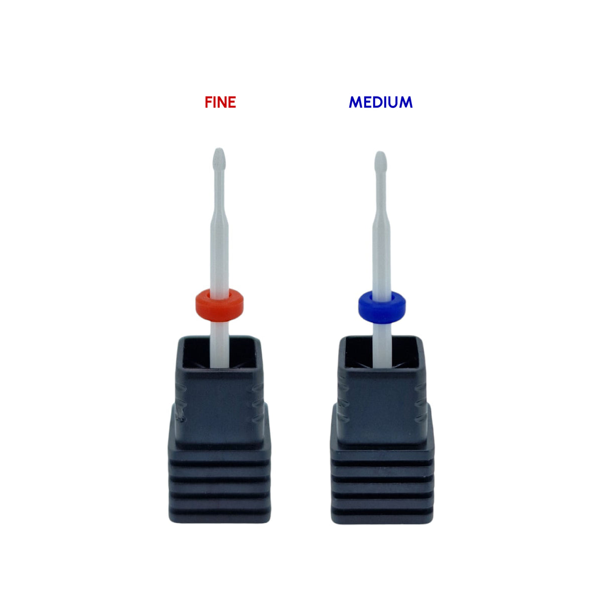 Shape It Up Ceramic Milling Bit Cuticle Cleaner Medium Blue (Manicure Pedicure)