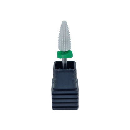 Shape It Up Ceramic Milling Bit Fast Typhoon Two Way Coarse Green (Manicure Pedicure)