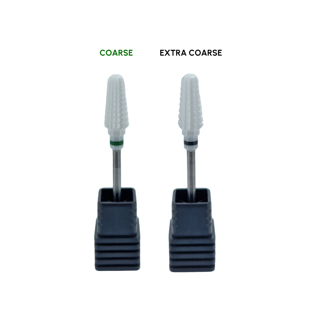 Shape It Up Ceramic Milling Bit Fast Volcano Two Way Extra Coarse Black (Manicure Pedicure)