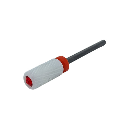 Shape It Up Ceramic Milling Bit Large Cylinder Fine Red Diamond Series (Manicure Pedicure)