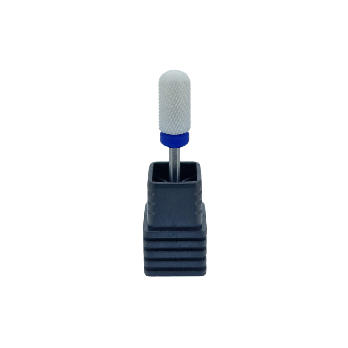 Shape It Up Ceramic Milling Bit Large Cylinder Smooth Top Medium Blue (Manicure Pedicure)