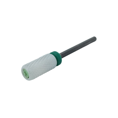 Shape It Up Ceramic Milling Bit Large Cylinder Coarse Green Diamond Series (Manicure Pedicure)