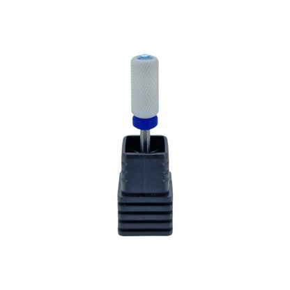 Shape It Up Ceramic Milling Bit Large Cylinder Medium Blue Diamond Series (Manicure Pedicure)