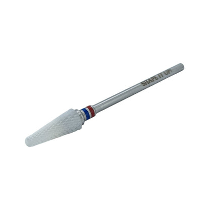 Shape It Up Ceramic Milling Bit Cone Fine Red Blue (Manicure Pedicure)