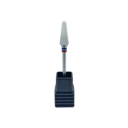 Shape It Up Ceramic Milling Bit Cone Fine Red Blue (Manicure Pedicure)