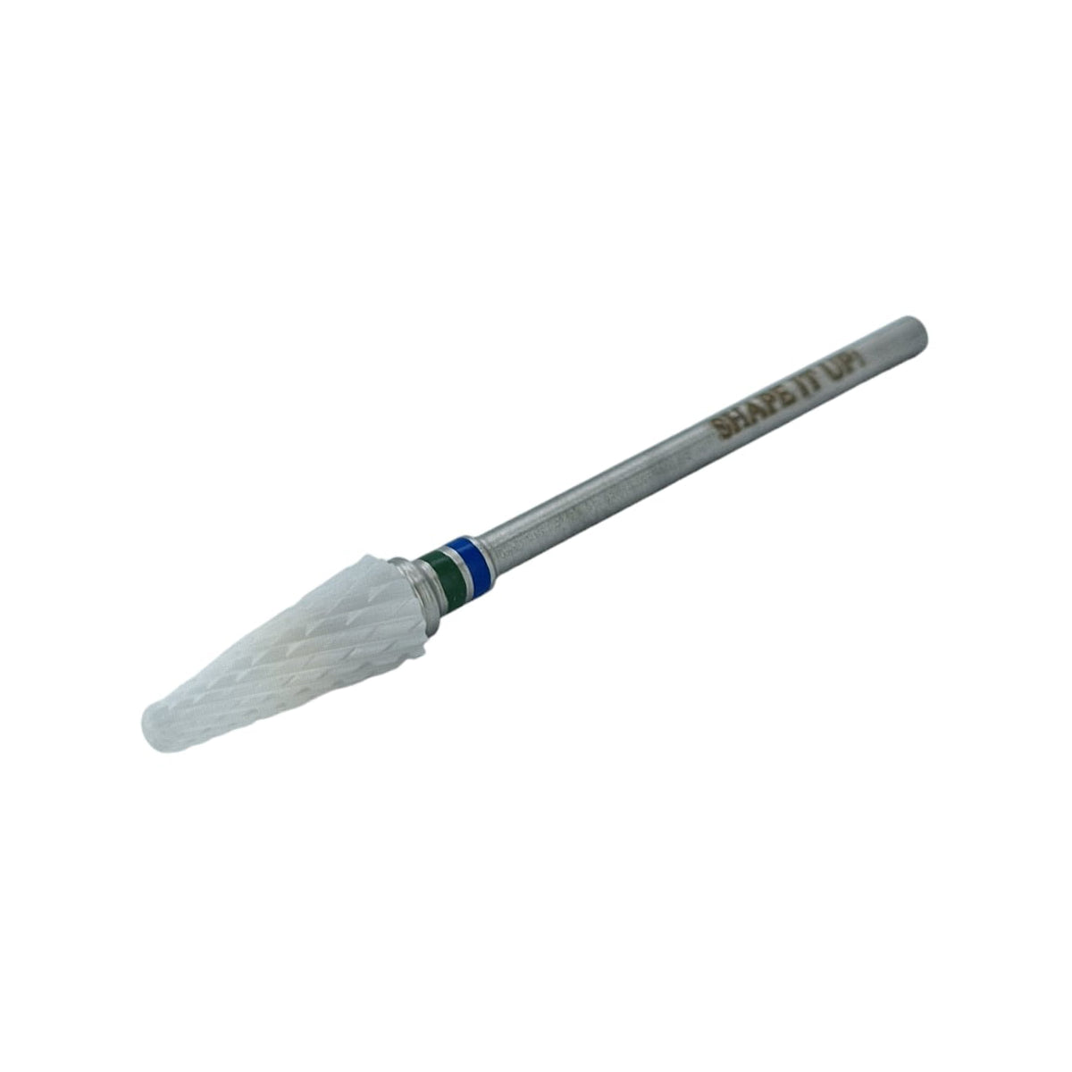 Shape It Up Ceramic Milling Bit Cone Coarse Green Blue (Manicure Pedicure)