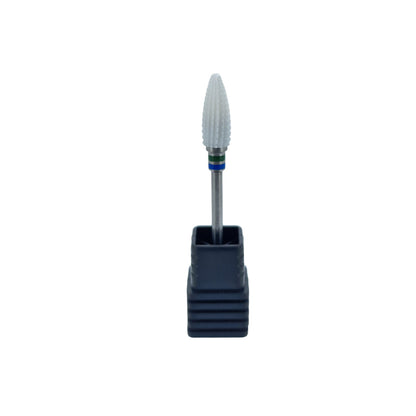 Shape It Up Ceramic Milling Bit Ball Spiral Cut Coarse Green Blue (Manicure Pedicure)