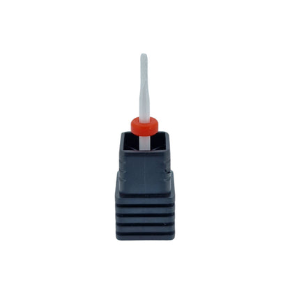 Shape It Up Ceramic Nail Drill Bit Narrow Round Cylinder Fine Red (Manicure Pedicure)
