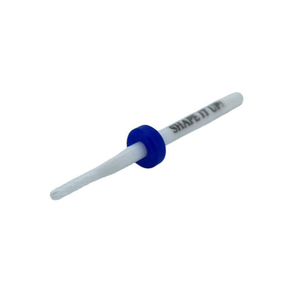 Shape It Up Ceramic Milling Bit Narrow Round Cylinder Medium Blue (Manicure Pedicure)
