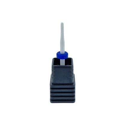 Shape It Up Ceramic Milling Bit Narrow Round Cylinder Medium Blue (Manicure Pedicure)