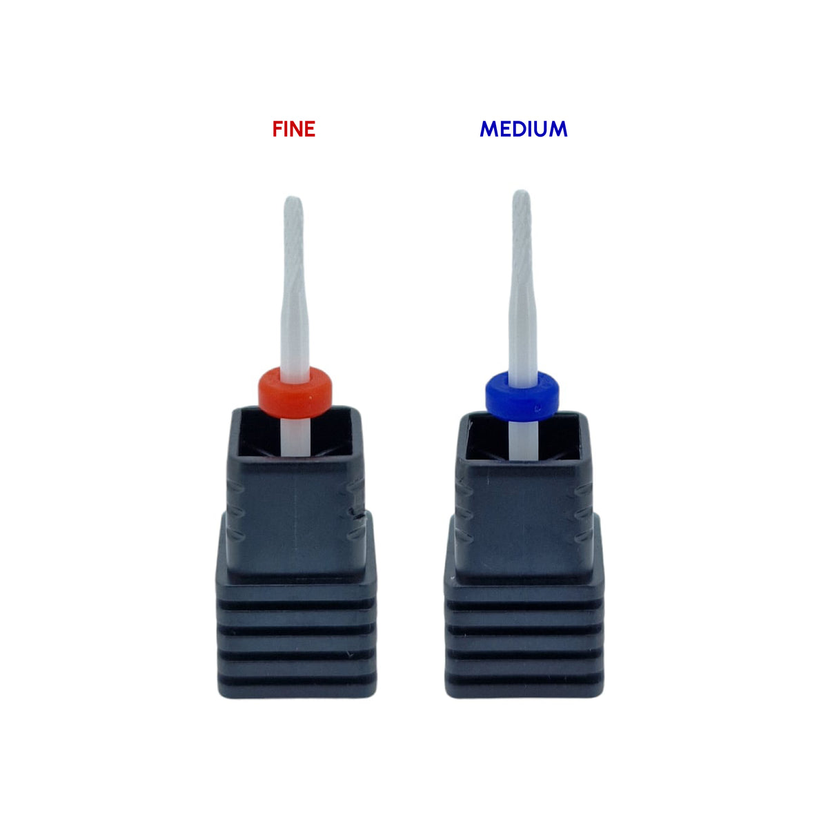 Shape It Up Ceramic Milling Bit Narrow Round Cylinder Medium Blue (Manicure Pedicure)