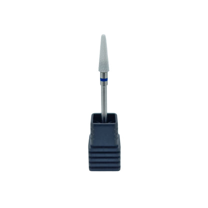 Shape It Up Ceramic Milling Bit Slim Rounded Cone Medium Blue (Manicure Pedicure)