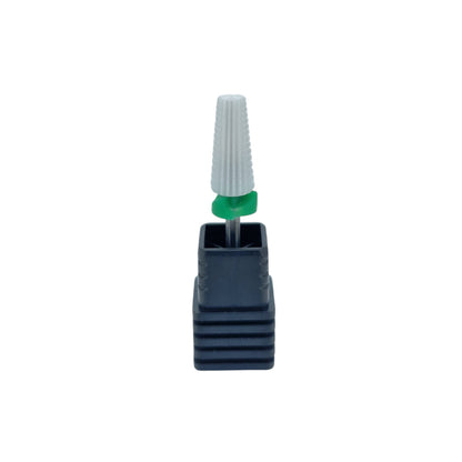 Shape It Up Ceramic Milling Bit Tapered 5-in-1 Coarse Green (Manicure Pedicure)