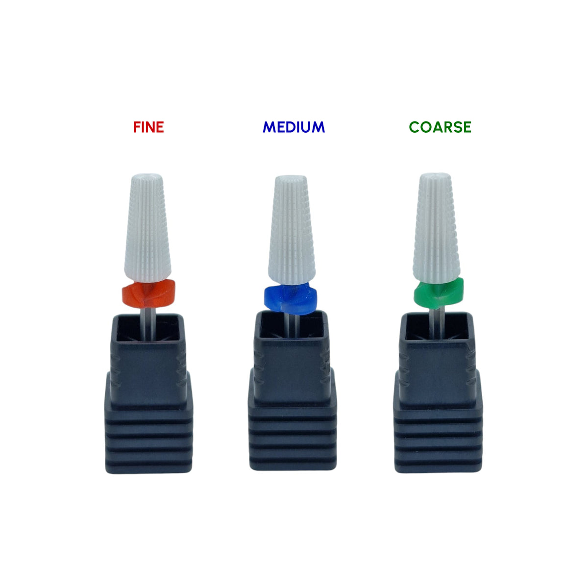Shape It Up Ceramic Milling Bit Tapered 5-in-1 Coarse Green (Manicure Pedicure)